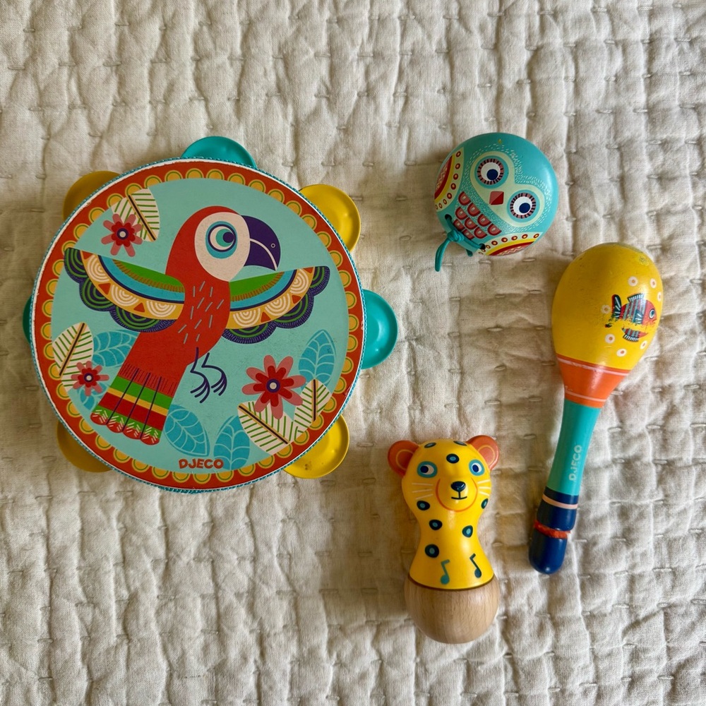 Djeco Animambo Music Set Colorful Animal Musical Instruments